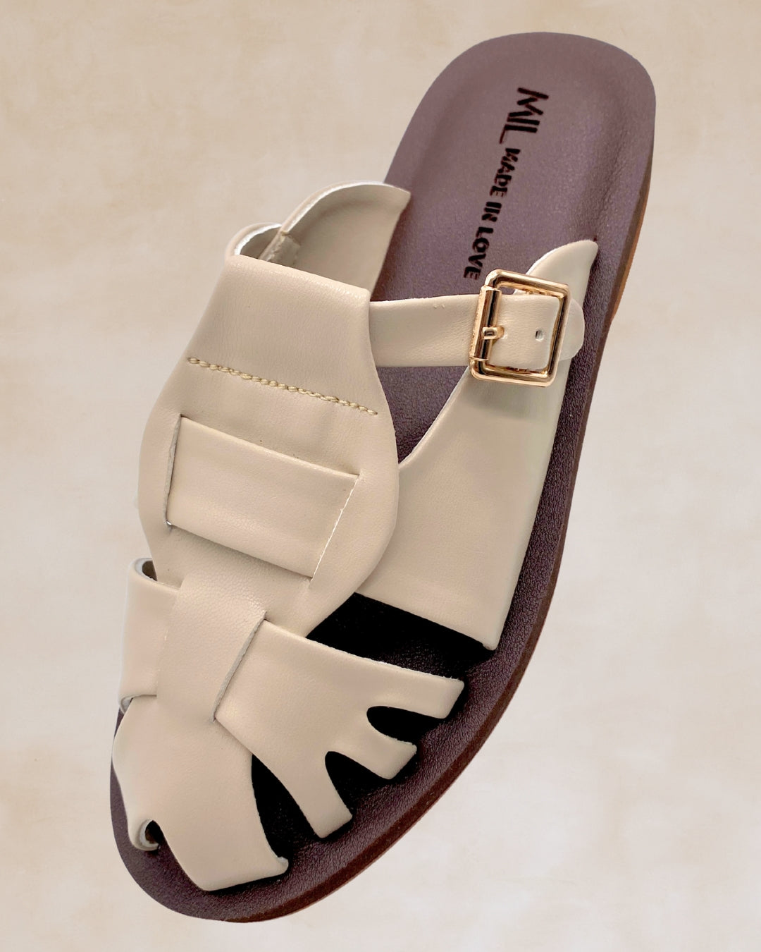 Kislap | Bone | Chunky Mules