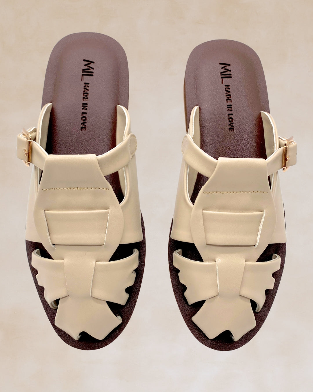 Kislap | Bone | Chunky Mules