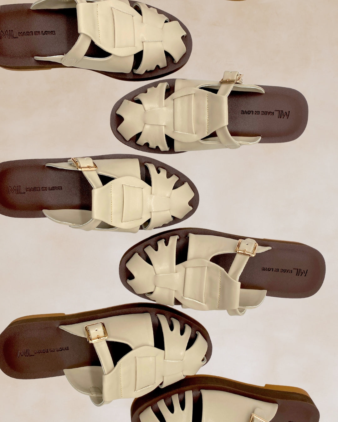 Kislap | Bone | Chunky Mules