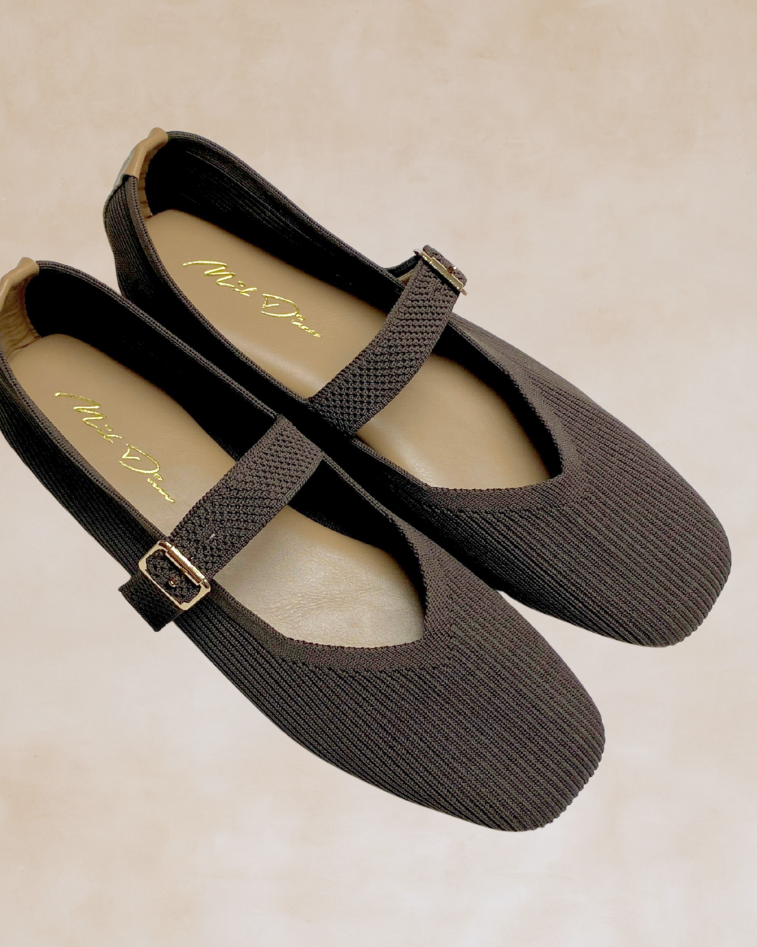 Cleopatra | Choco Knit Ballet Flats