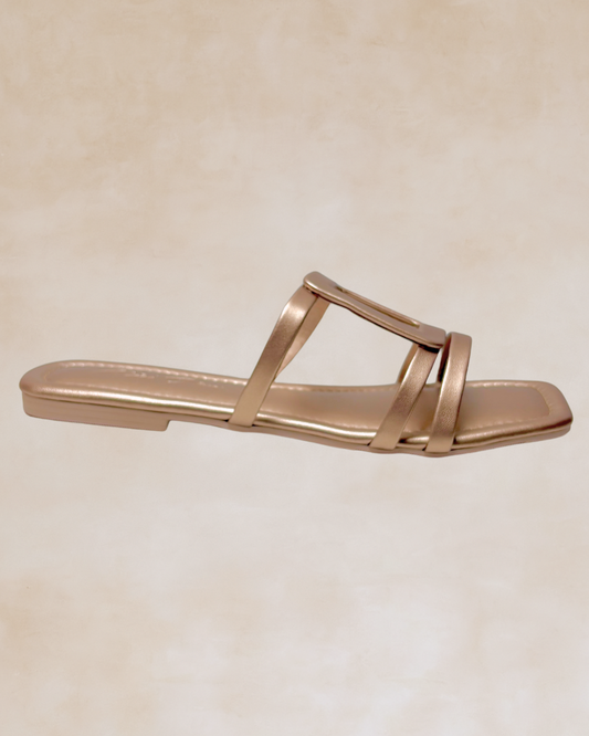 Maganda | Metallic Copper Sandal