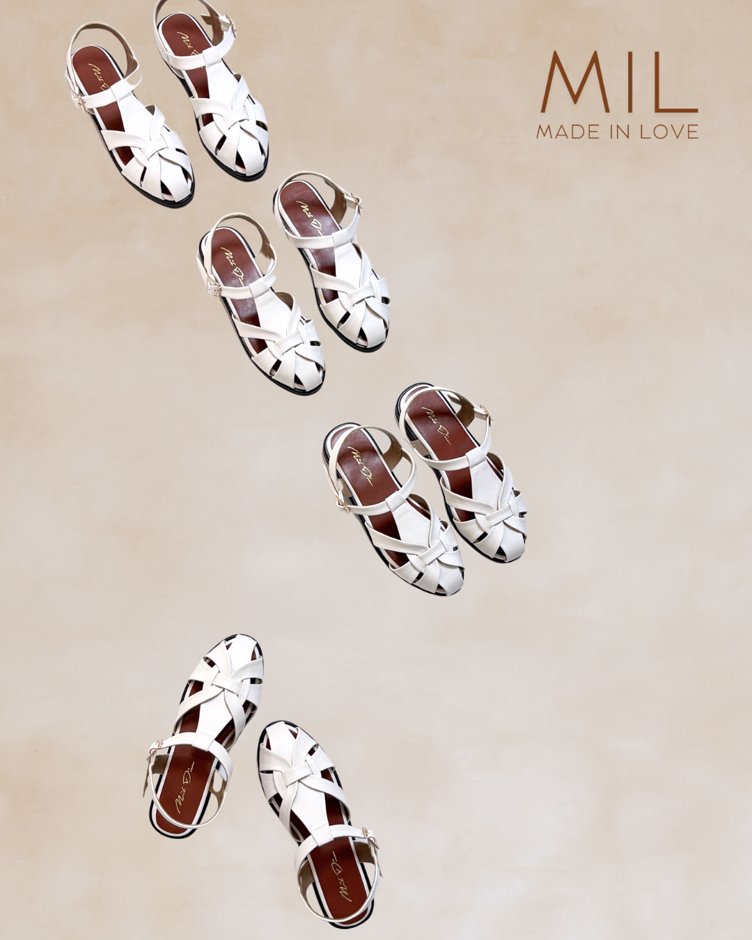 Maharlika | White Crisscross Buckled Sandals