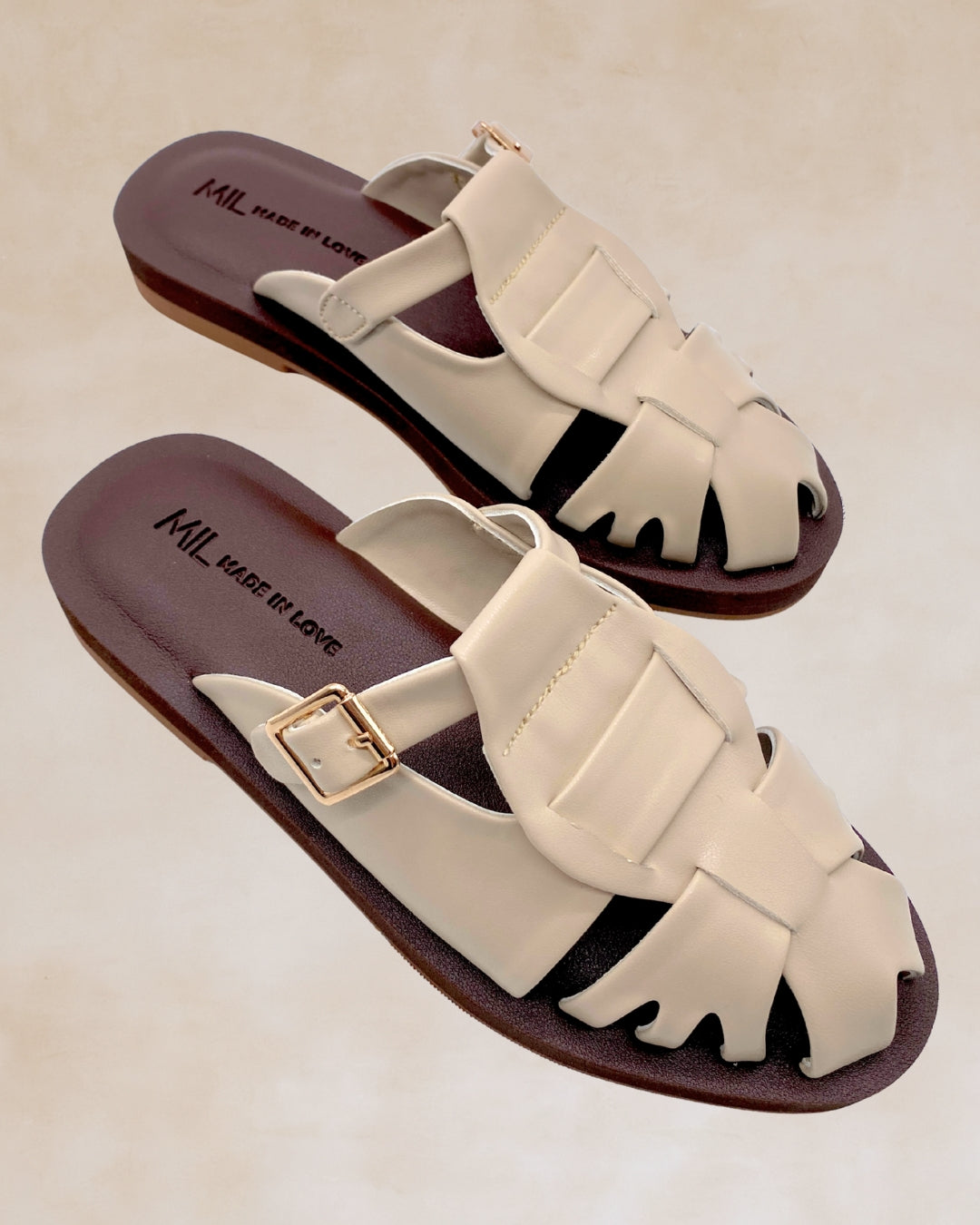 Kislap | Bone | Chunky Mules
