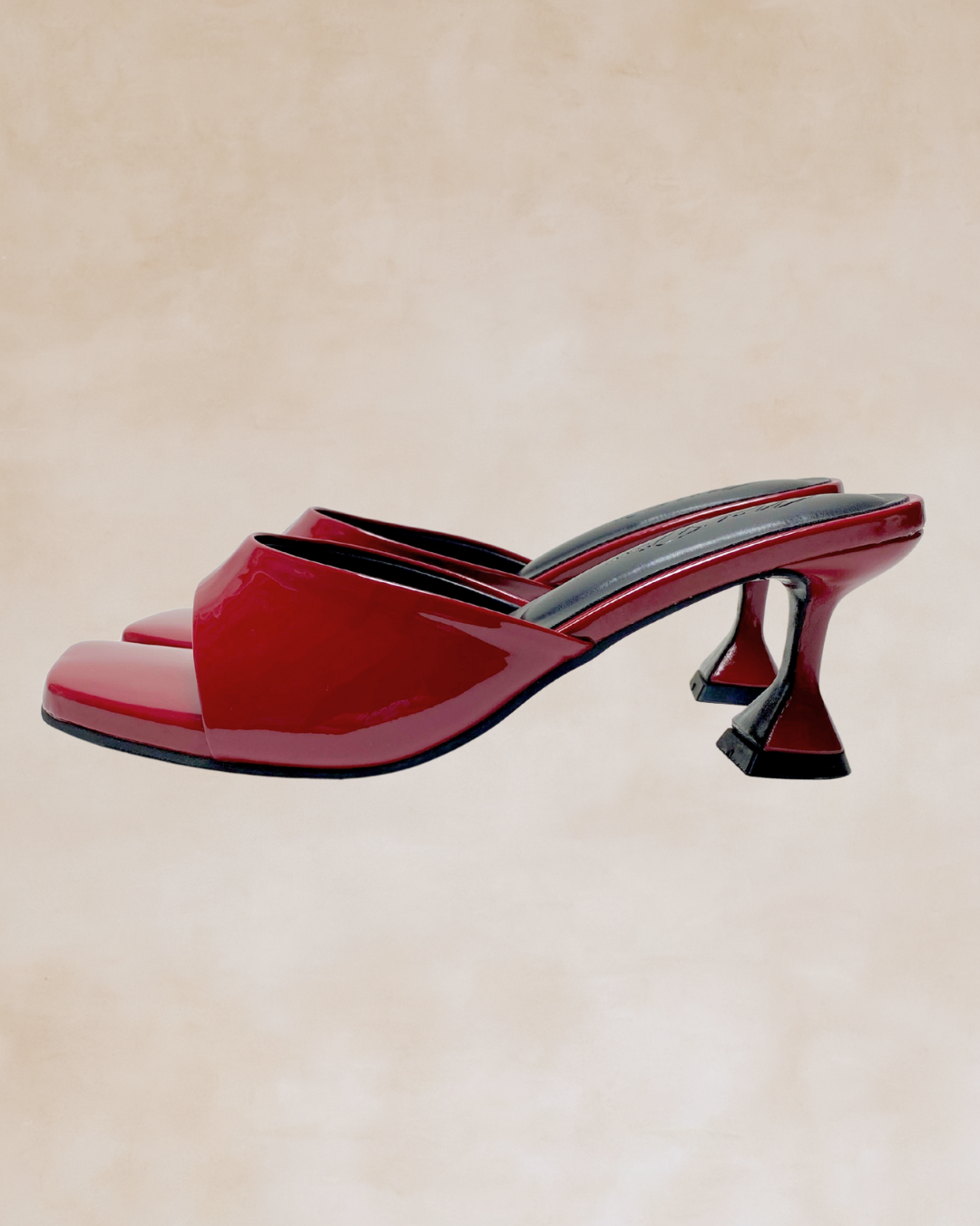 Nehemiah | Glossy Maroon Heels