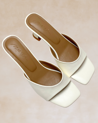 Nehemiah | Elegant White Heels