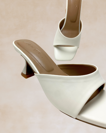Nehemiah | Elegant White Heels