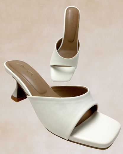 Nehemiah | Elegant White Heels