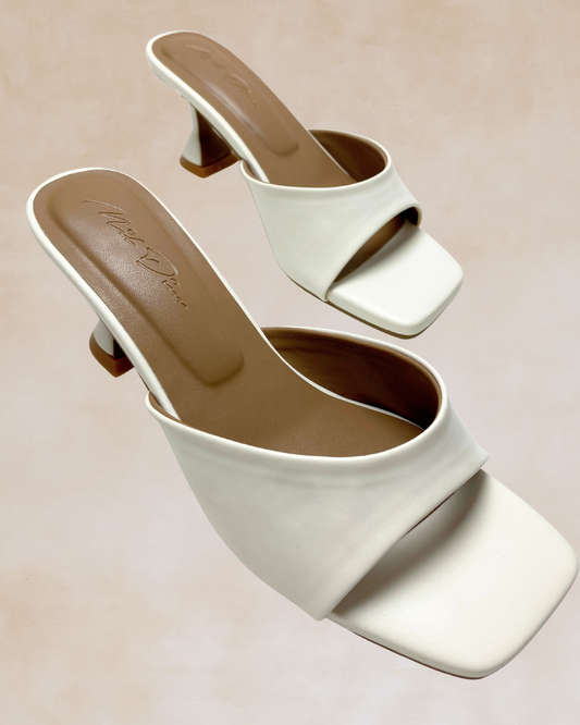 Nehemiah | Elegant White Heels