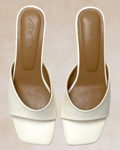 Nehemiah | Elegant White Heels