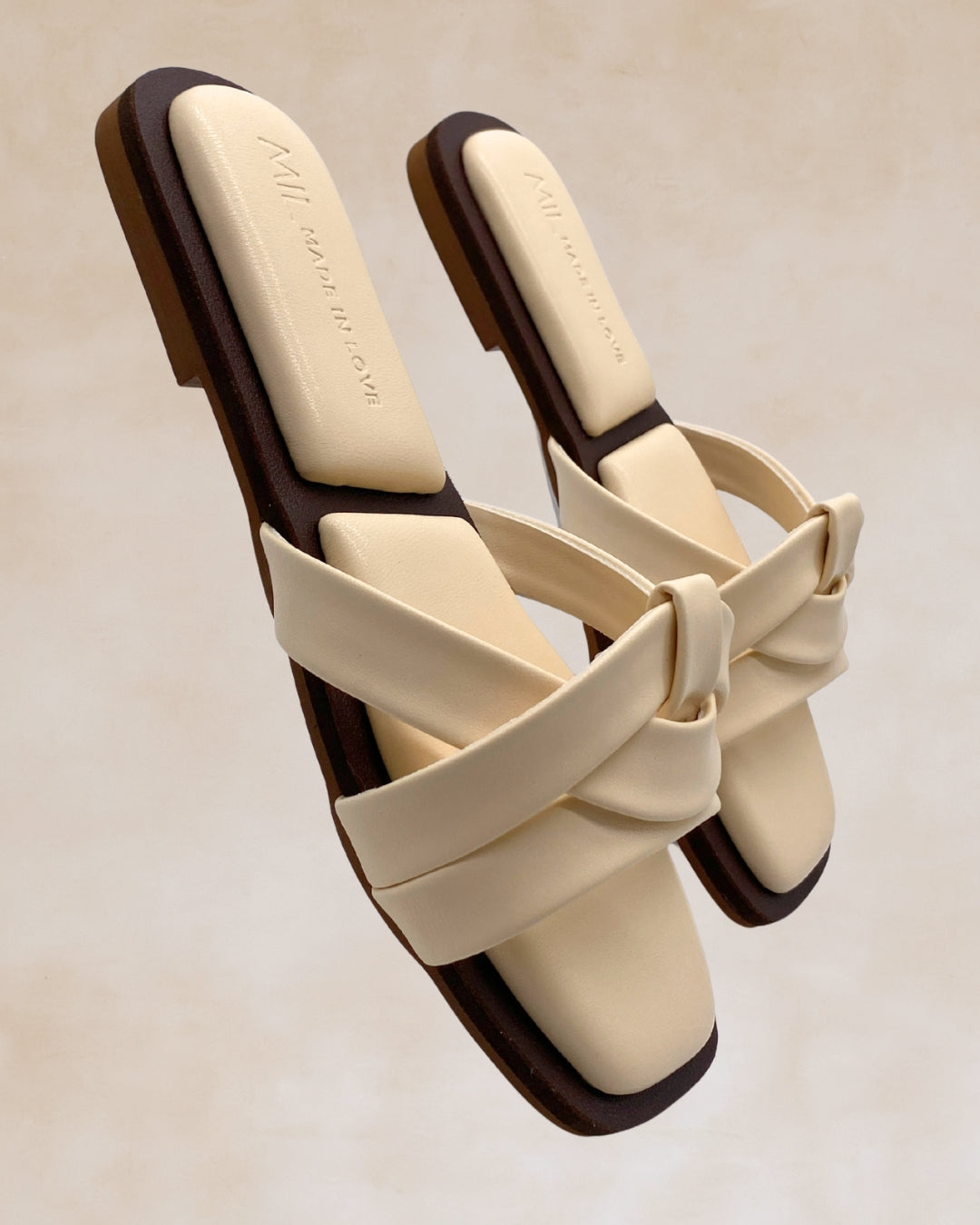 Lualhati | Cream Knotted Strap Sandals