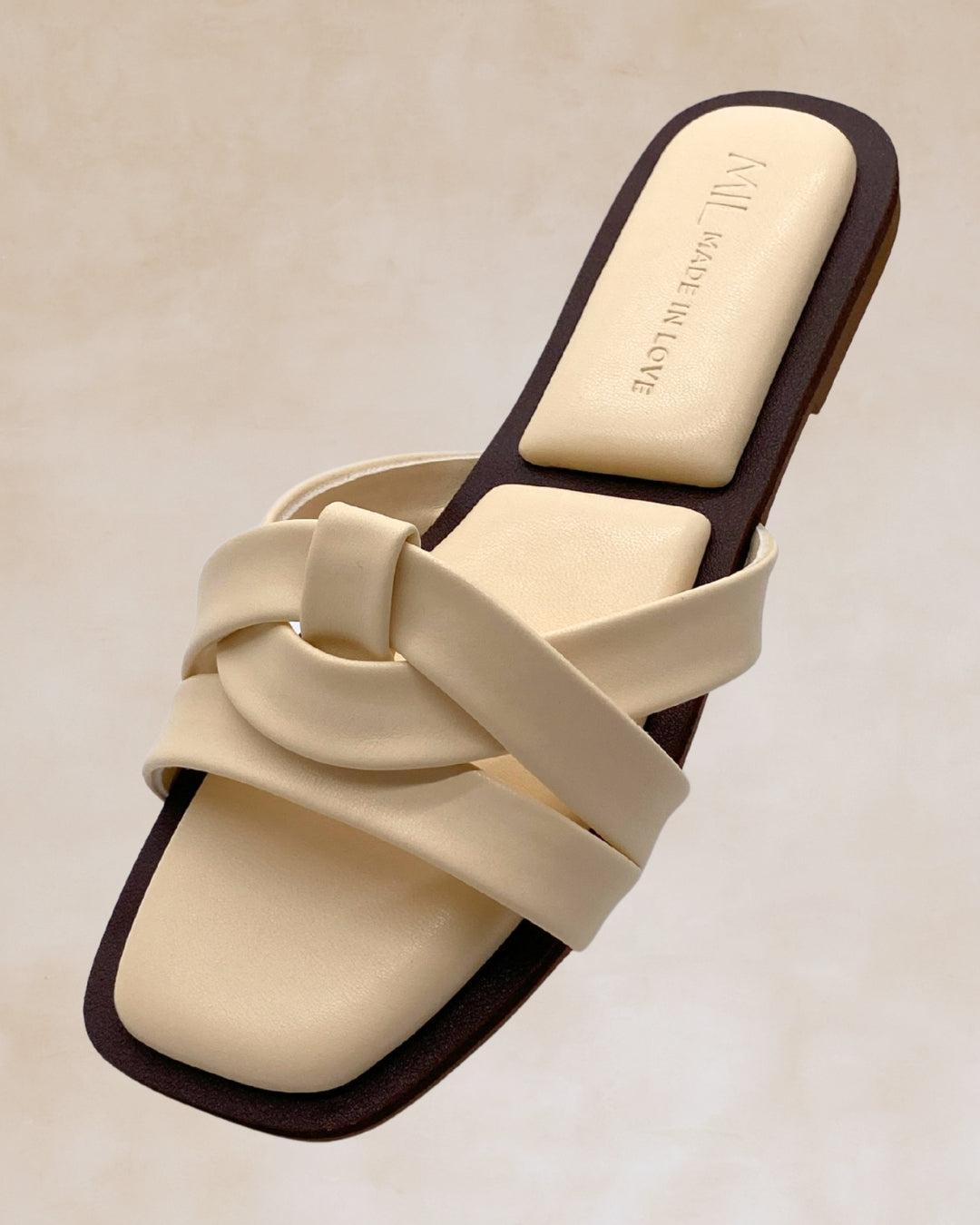 Lualhati | Cream Knotted Strap Sandals