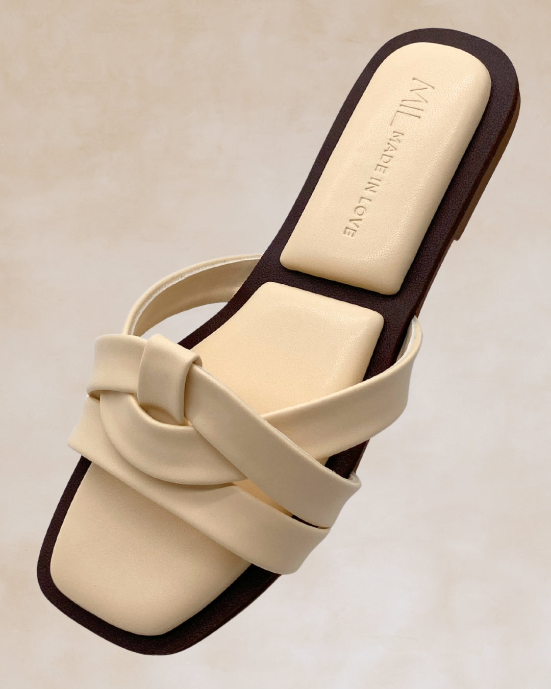 Lualhati | Cream Knotted Strap Sandals