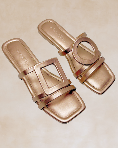 Maganda | Metallic Copper Sandal