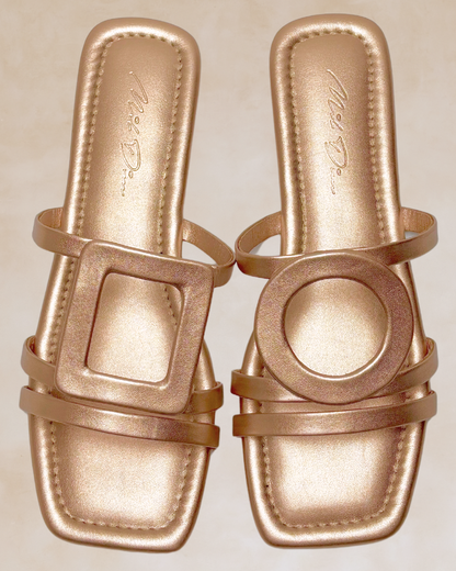 Maganda | Metallic Copper Sandal