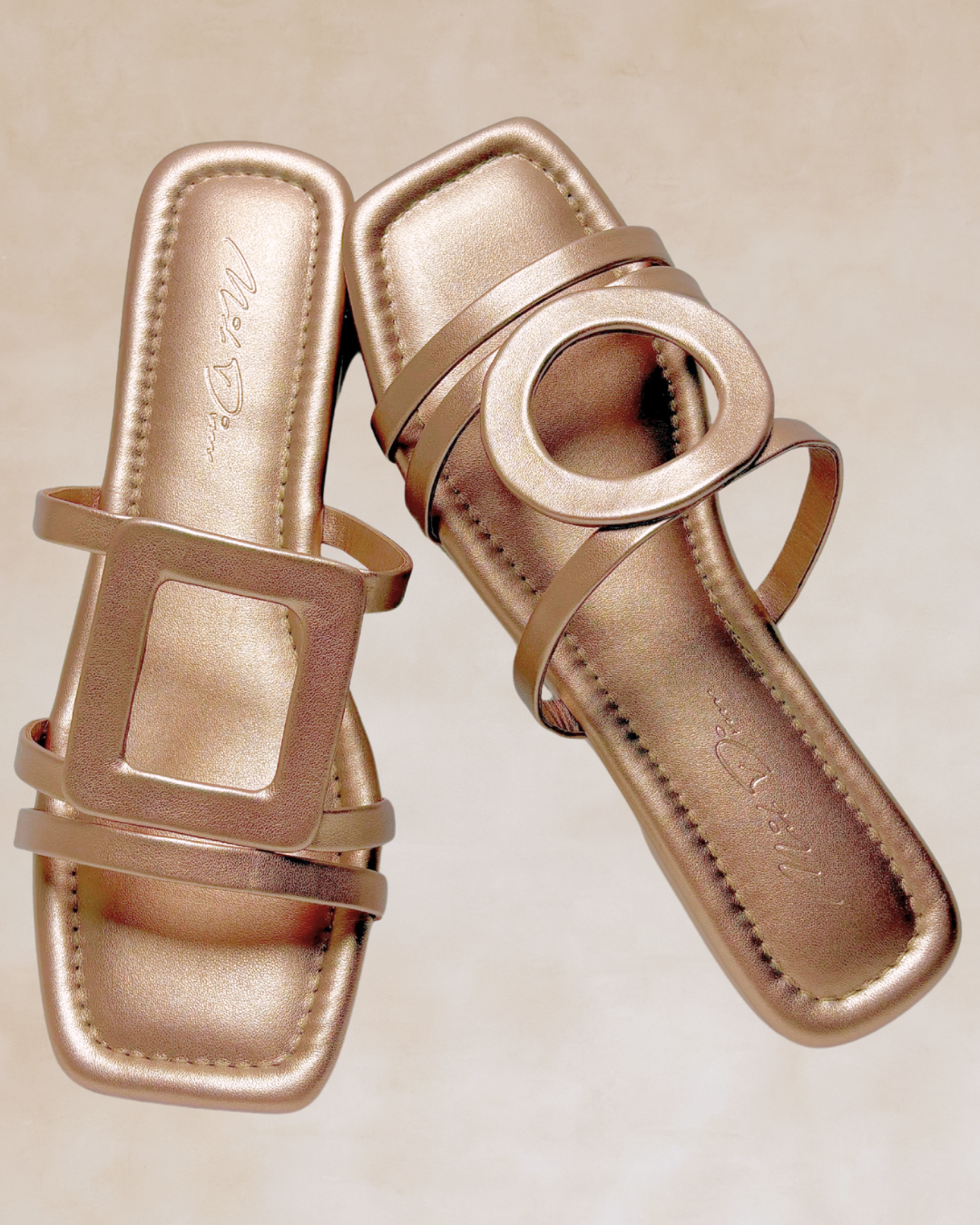 Maganda | Metallic Copper Sandal