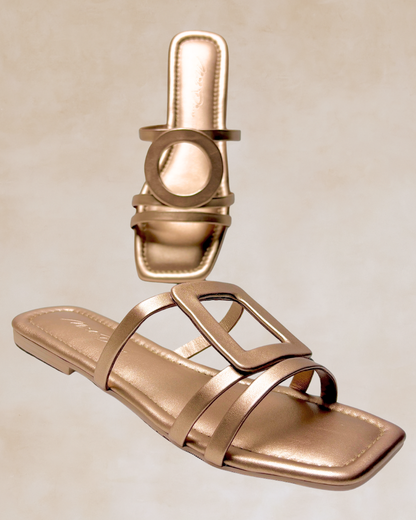Maganda | Metallic Copper Sandal