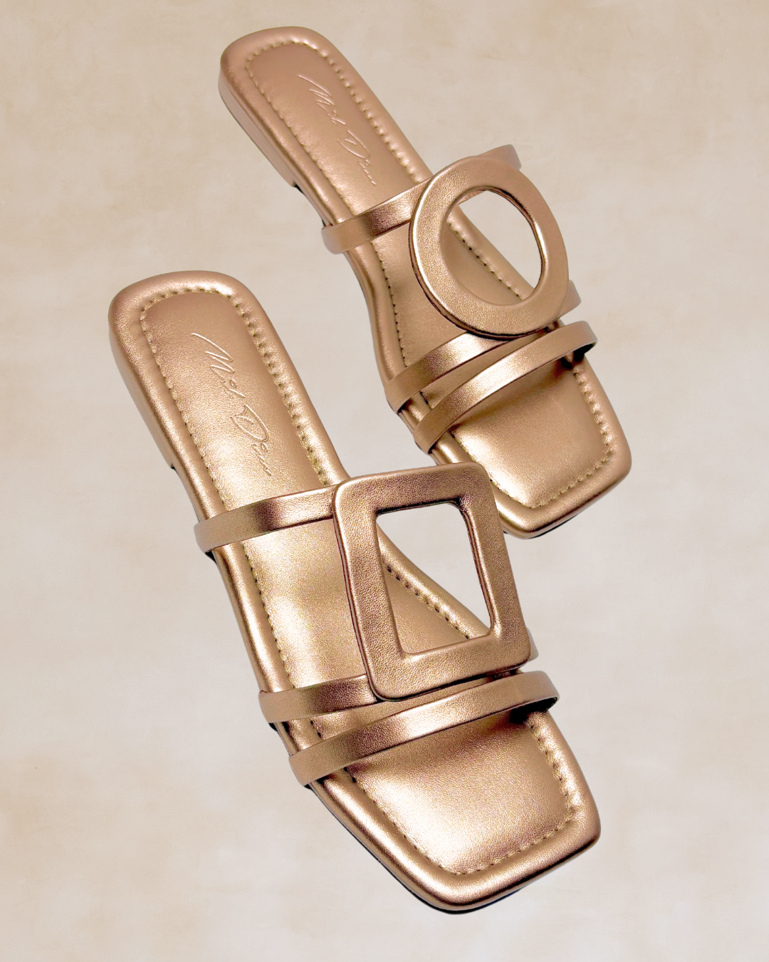 Maganda | Metallic Copper Sandal