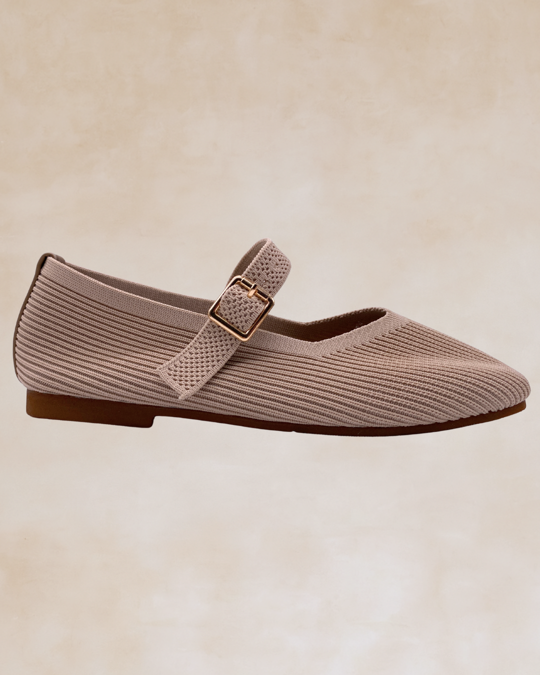 Cleopatra | Milk Knit Ballet Flats