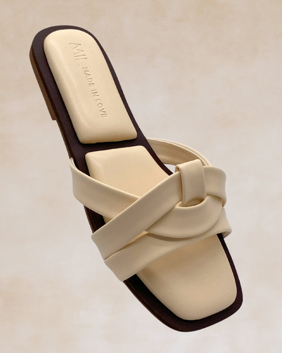 Lualhati | Cream Knotted Strap Sandals