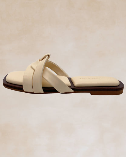 Lualhati | Cream Knotted Strap Sandals