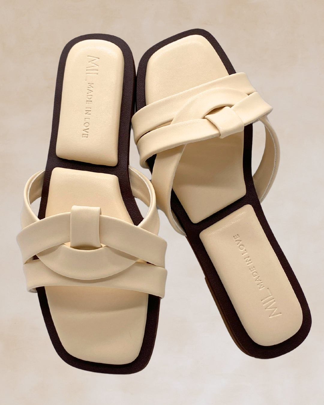 Lualhati | Cream Knotted Strap Sandals