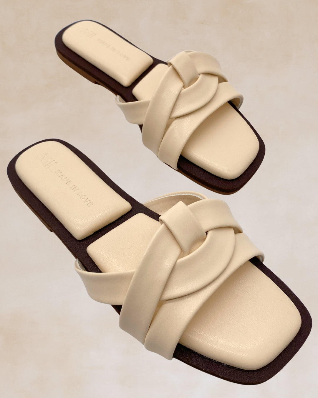 Lualhati | Cream Knotted Strap Sandals