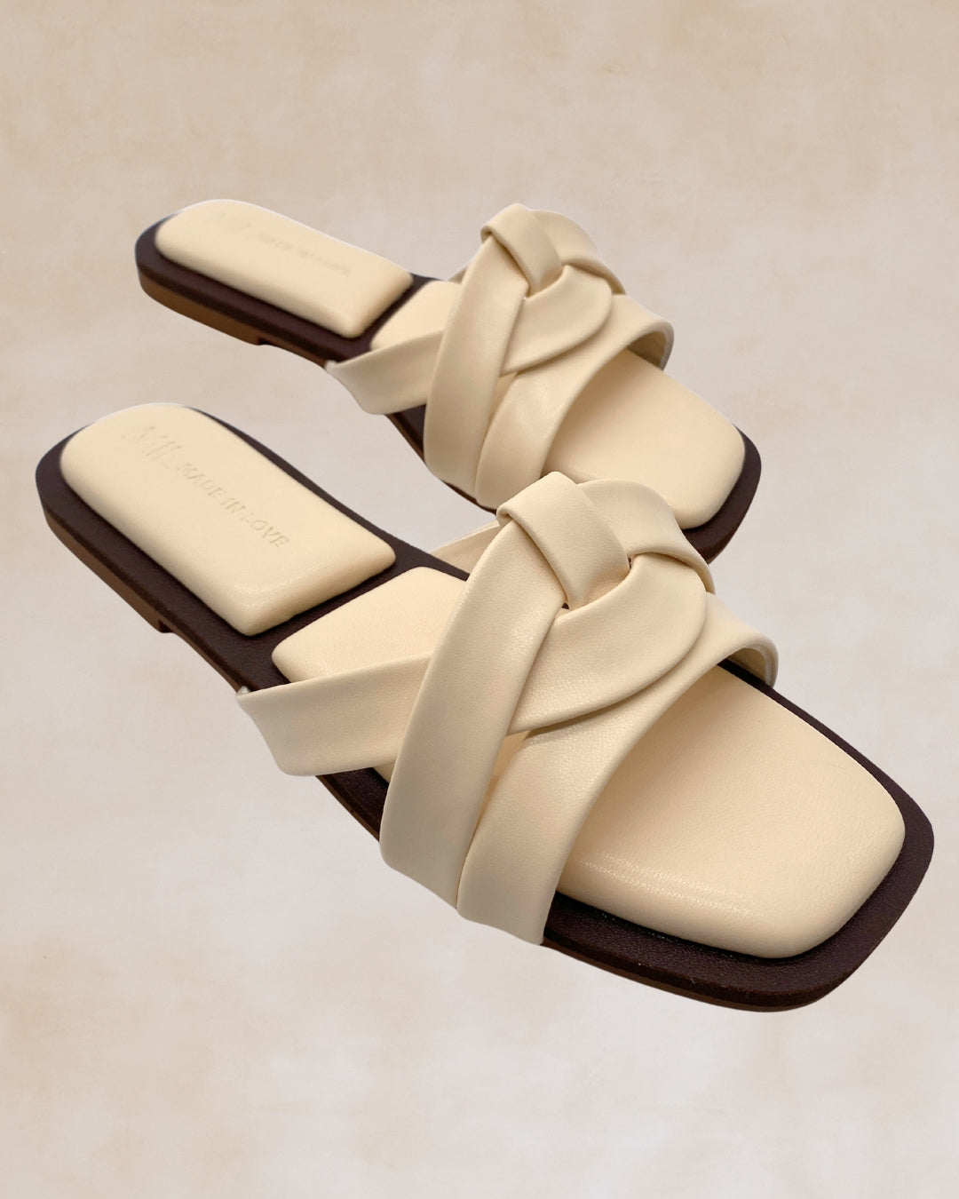 Lualhati | Cream Knotted Strap Sandals
