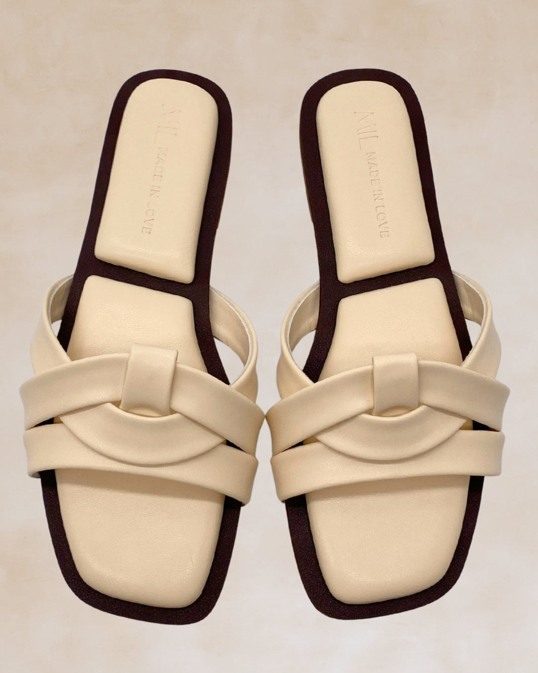 Lualhati | Cream Knotted Strap Sandals