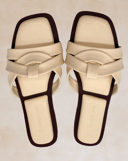 Lualhati | Cream Knotted Strap Sandals