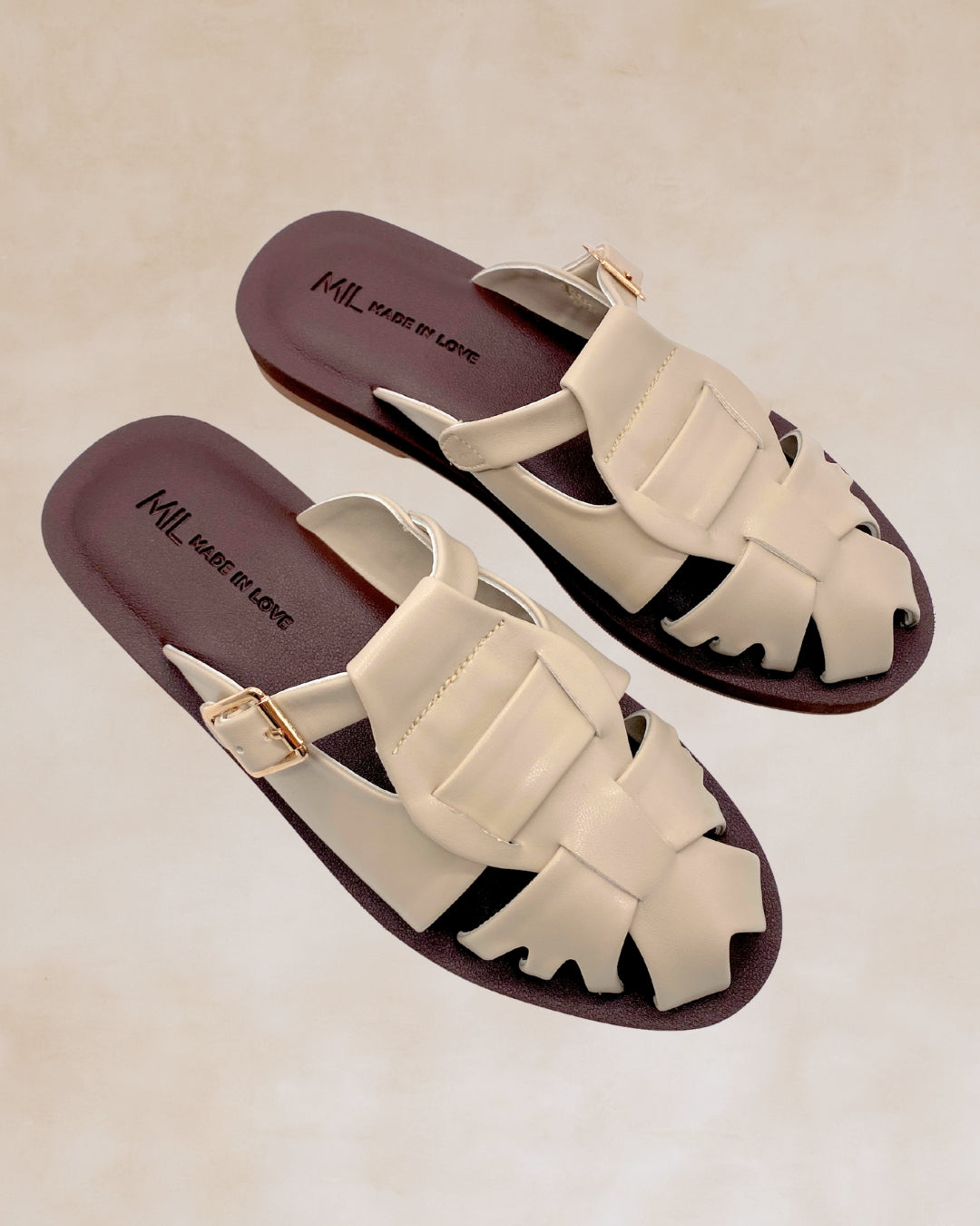 Kislap | Bone | Chunky Mules