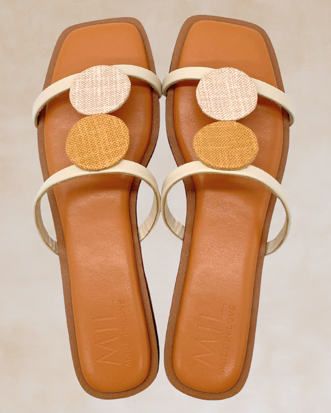 Himig | Camel Accent Flat Sandals