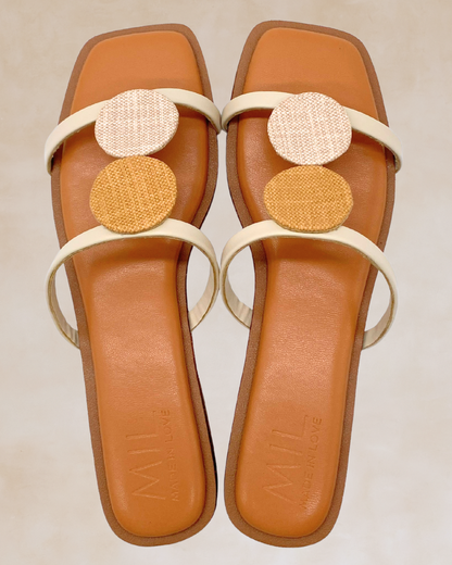 Himig | Camel Accent Flat Sandals