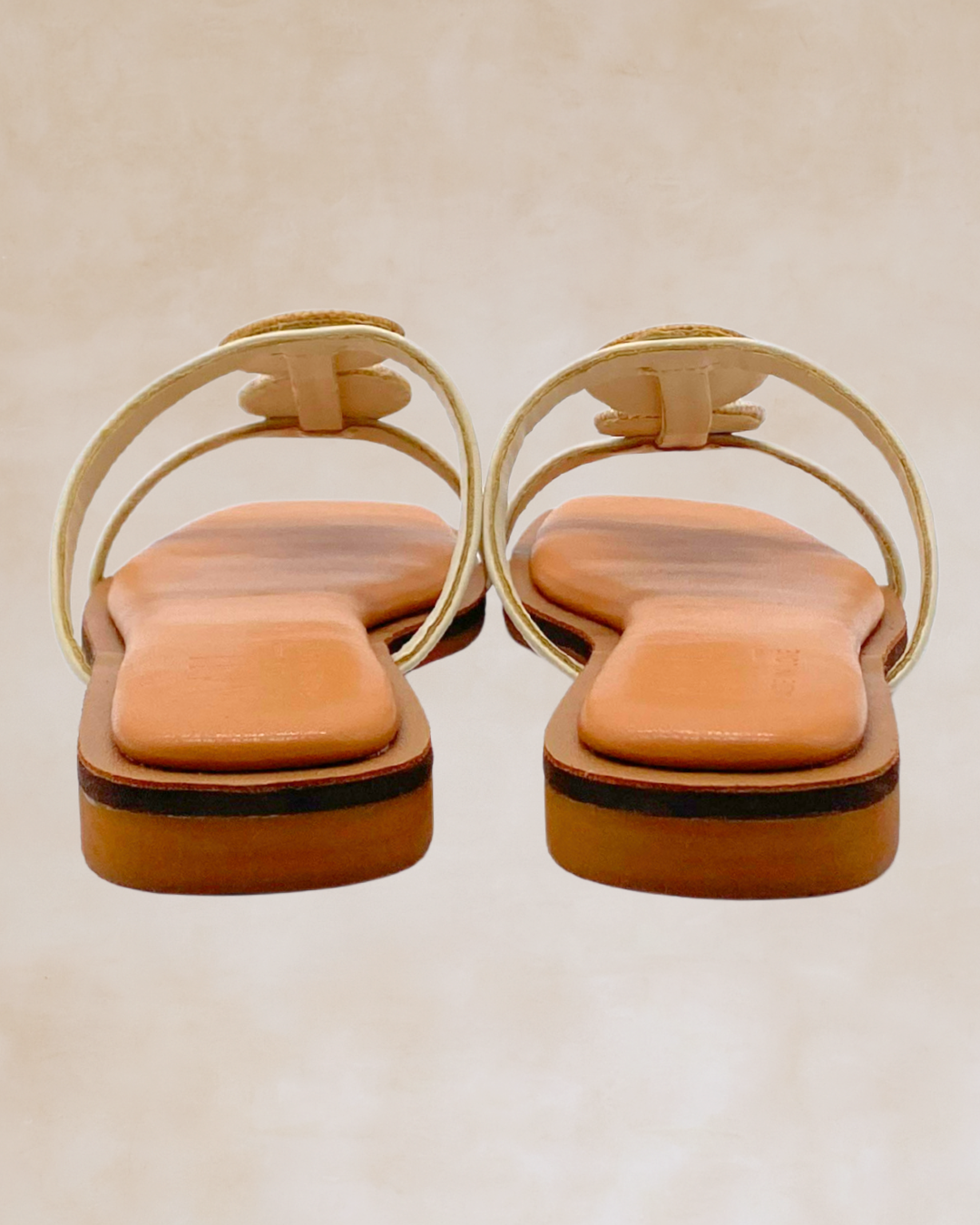 Himig | Camel Accent Flat Sandals
