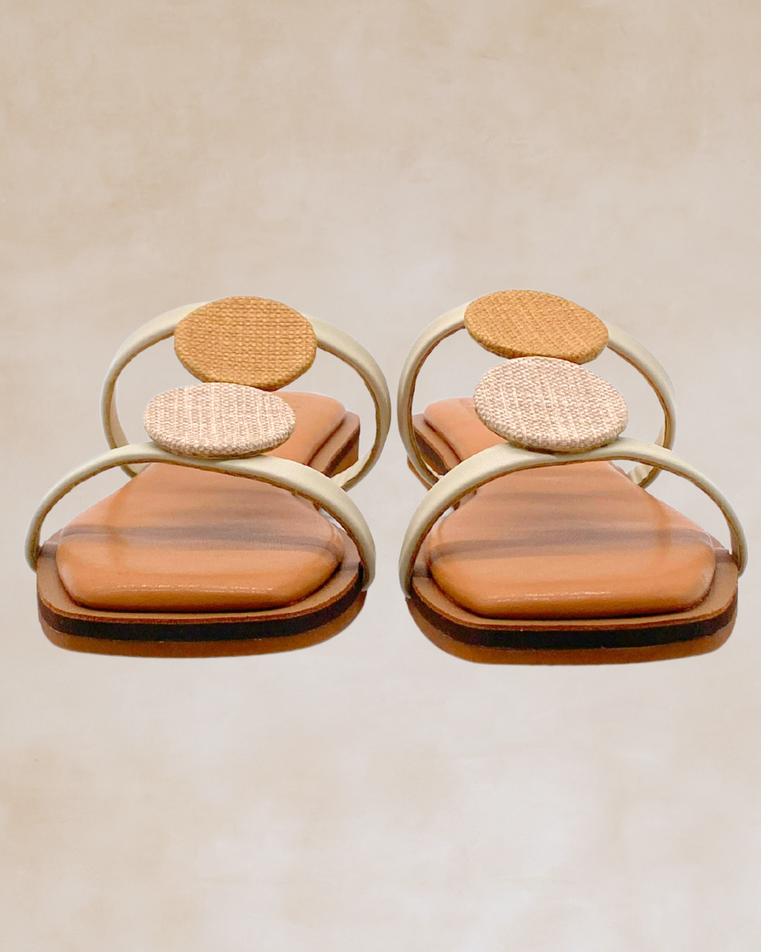 Himig | Camel Accent Flat Sandals