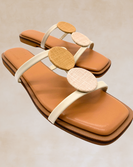 Himig | Camel Accent Flat Sandals