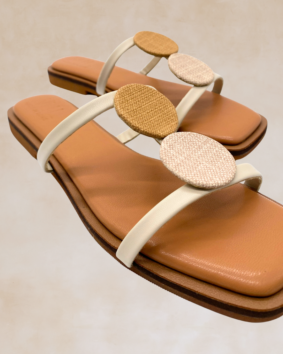 Himig | Camel Accent Flat Sandals