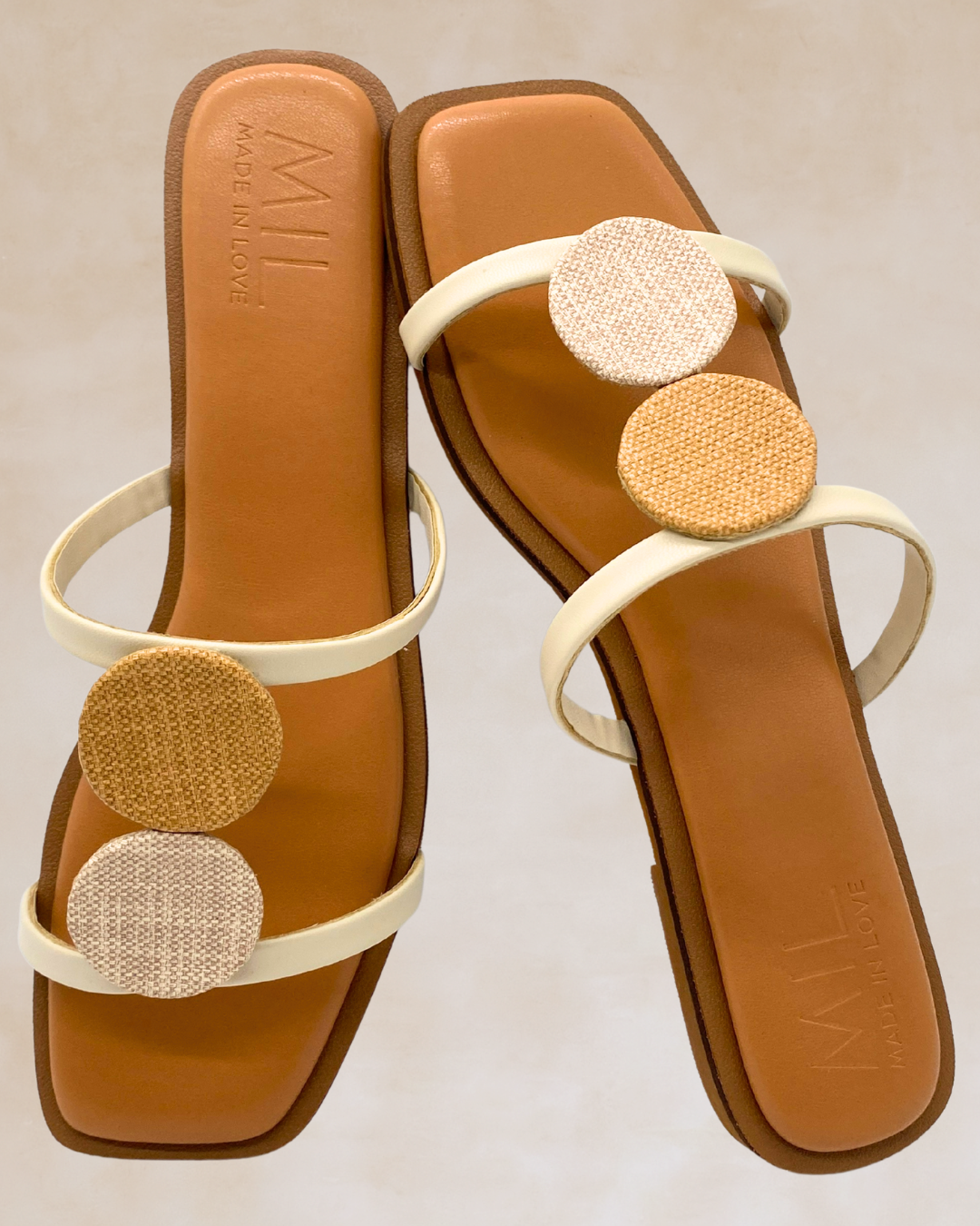 Himig | Camel Accent Flat Sandals