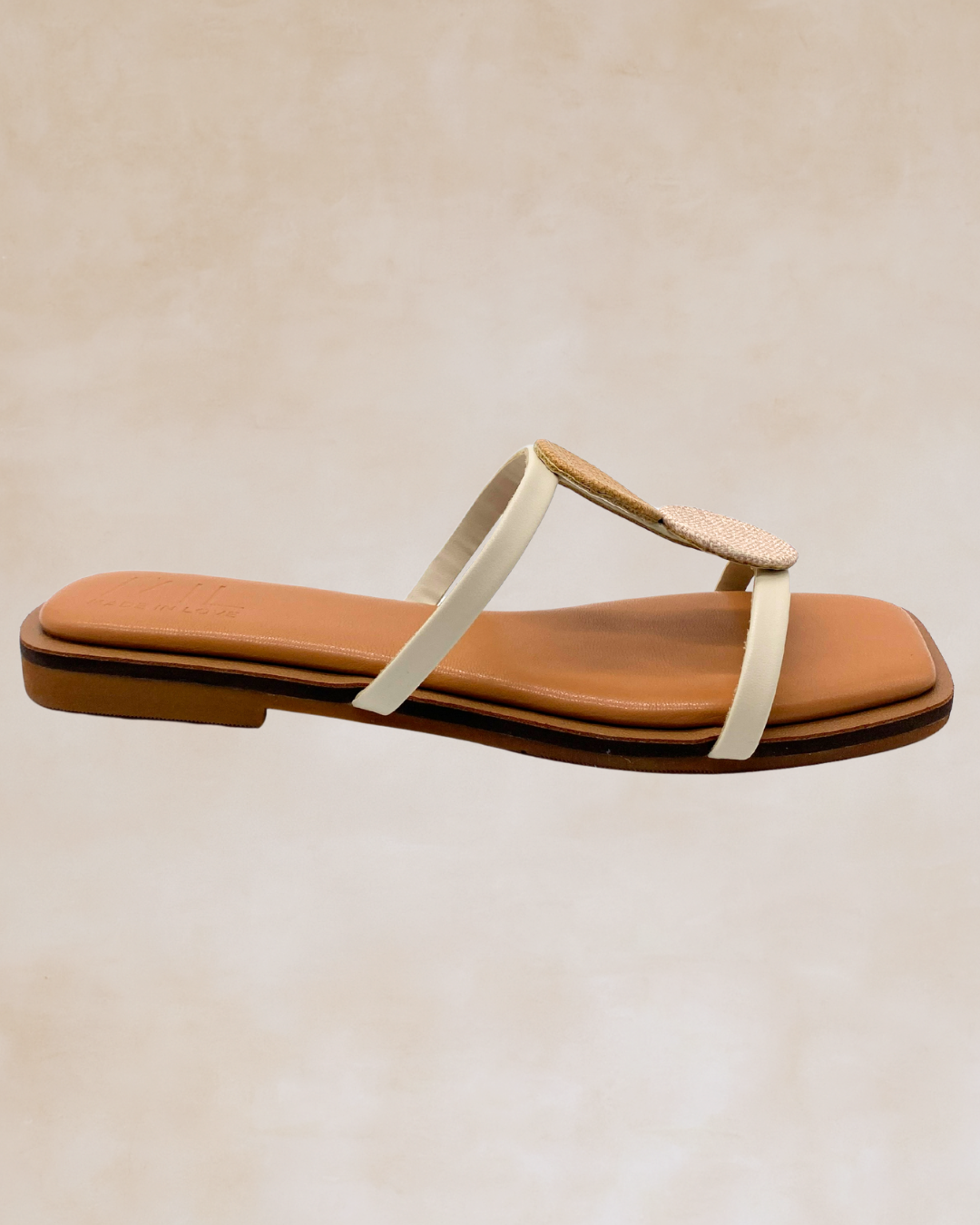 Himig | Camel Accent Flat Sandals