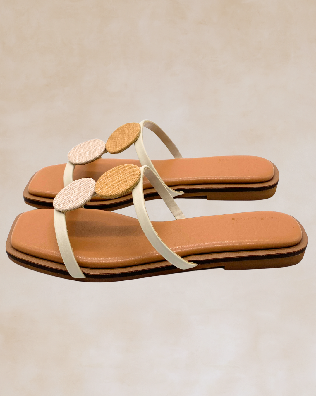Himig | Camel Accent Flat Sandals