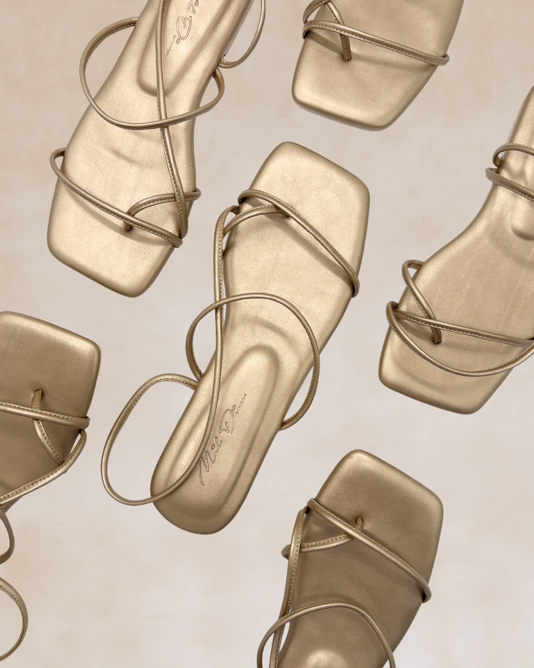 Matahum | Matte Gold Flats