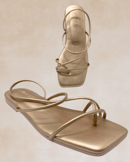 Matahum | Matte Gold Flats