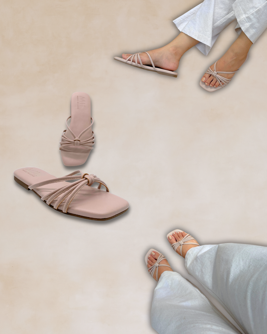 Pangga | Bone Soft Knot Sandals